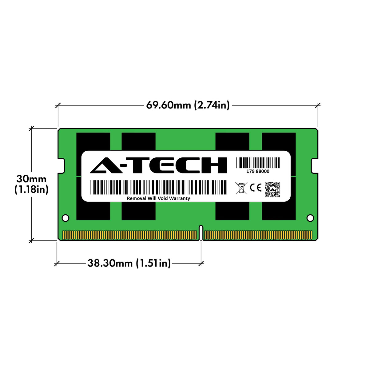 16GB DDR4 2666MHz SODIMM Laptop Memory Y3068