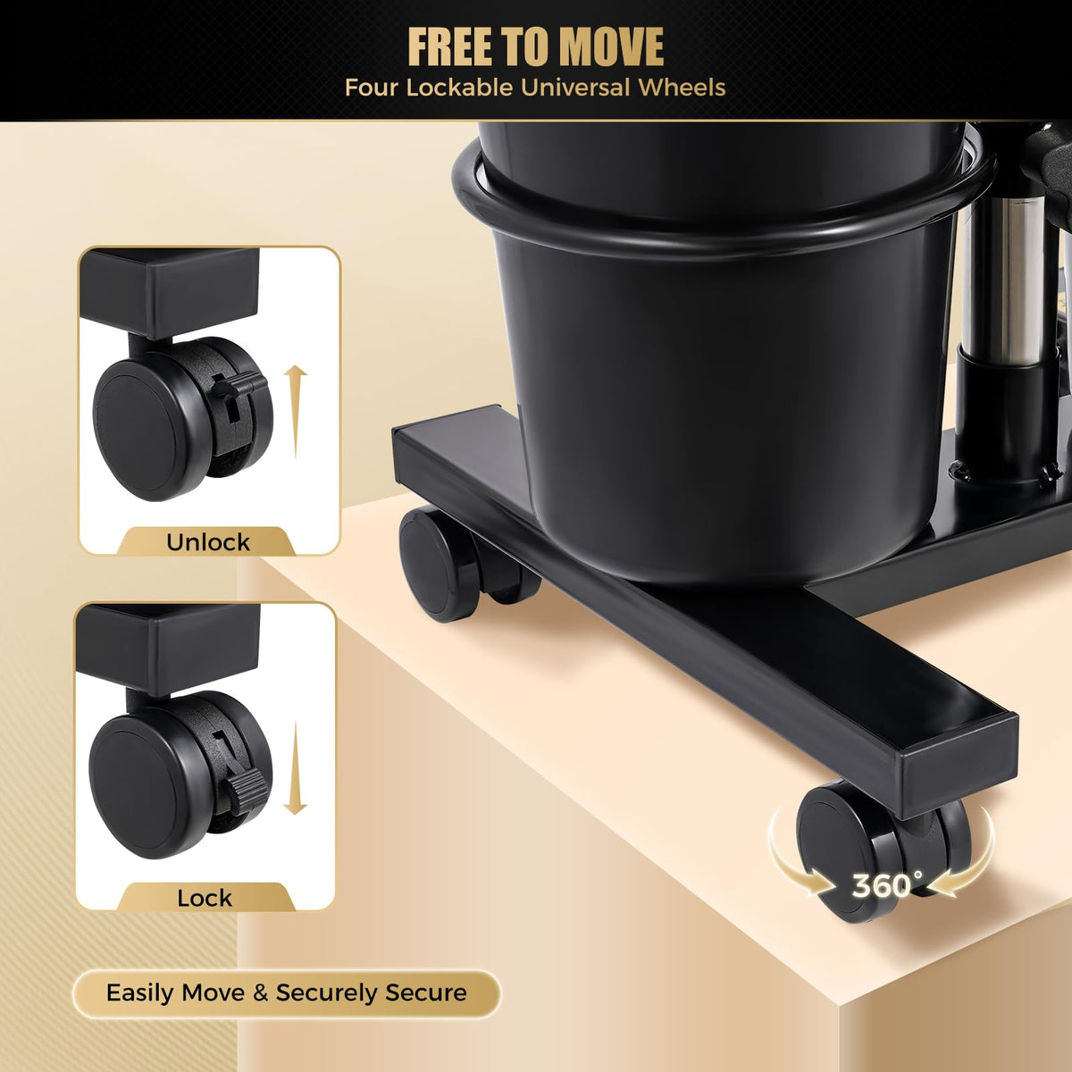 Portable Shampoo Basin with 2 Buckets and Electric Pump I8416