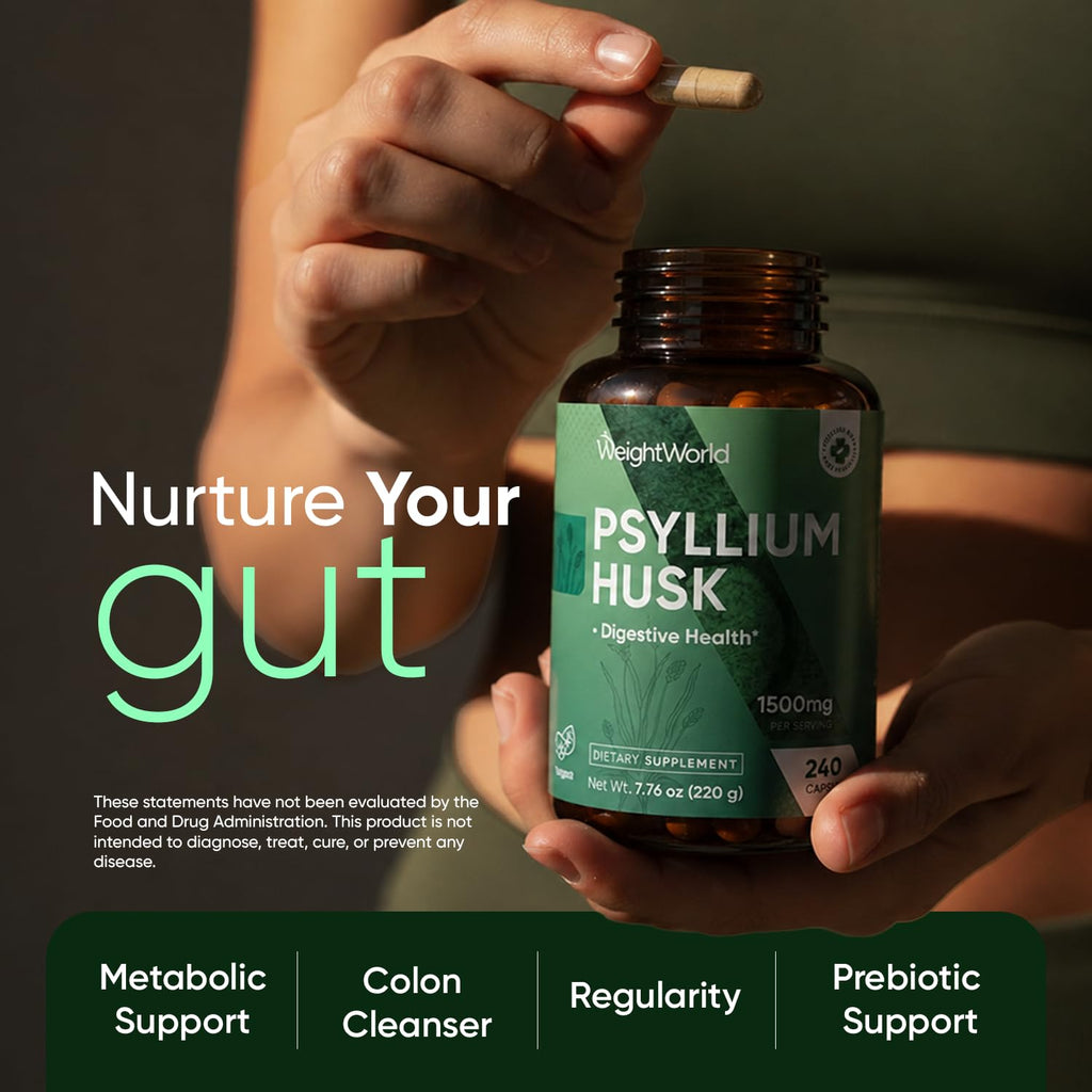 Psyllium Husk Capsules 1500mg N61108