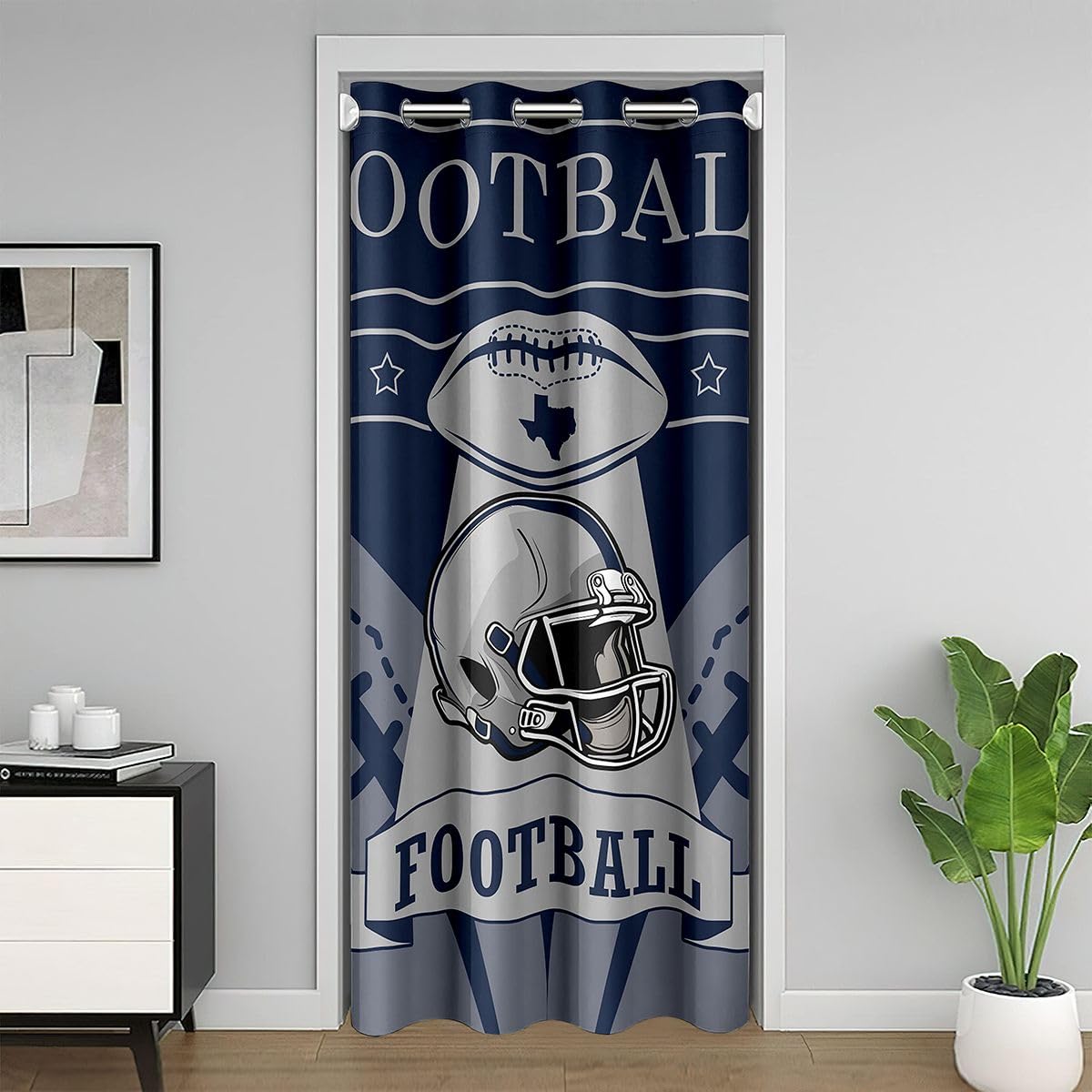 Blackout Door Curtain 34" W X 80" L C13416
