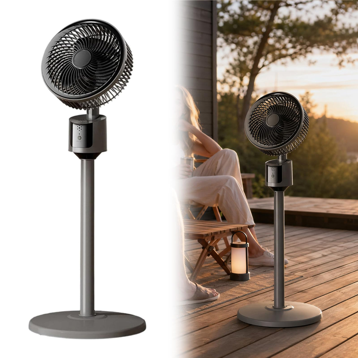 USB Powered Standing Floor Fan F865