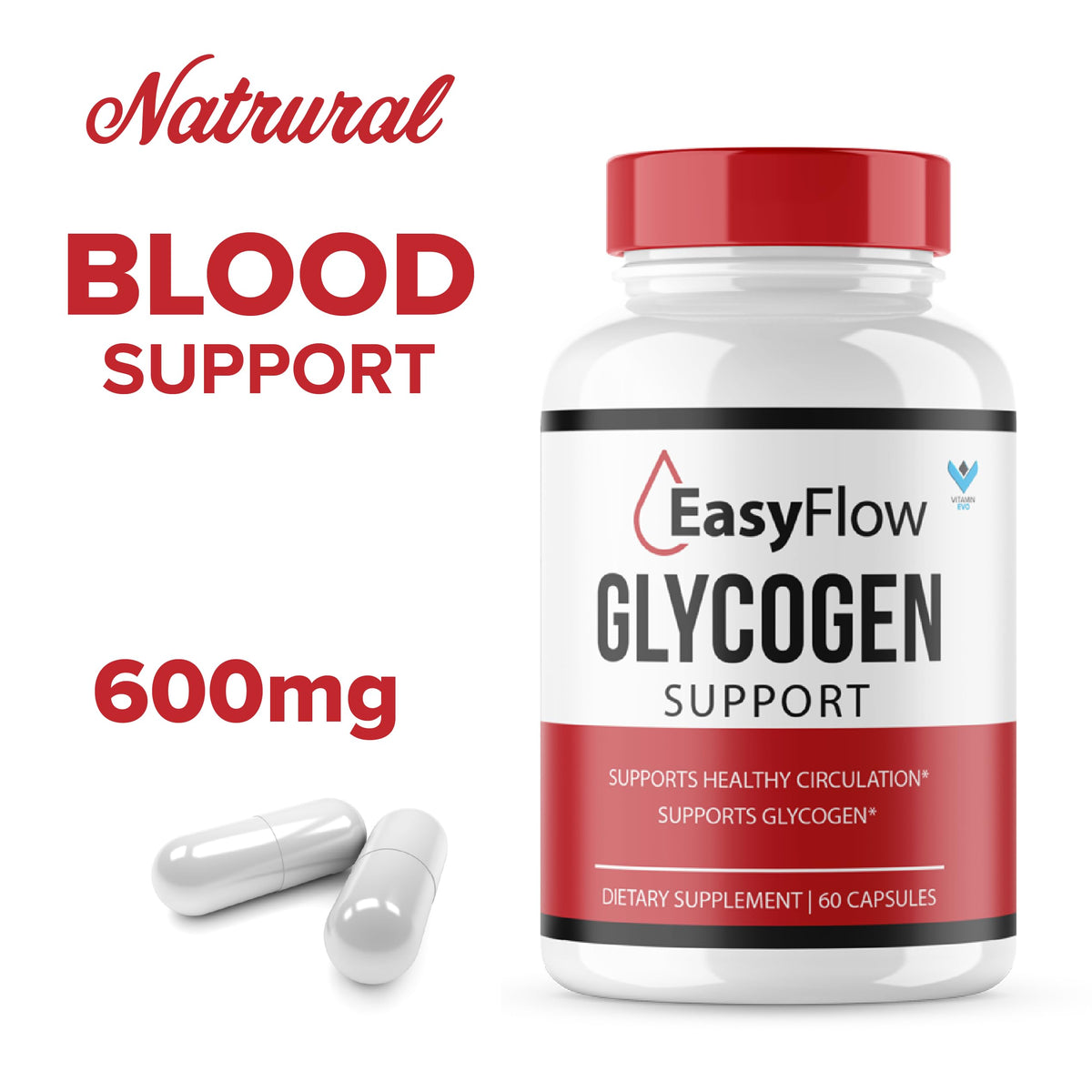 60 Capsules Glycogen Support Supplement S9591