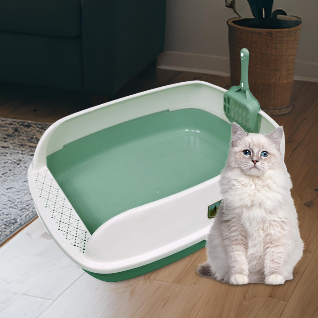 Green Sifting Cat Litter Box O15230