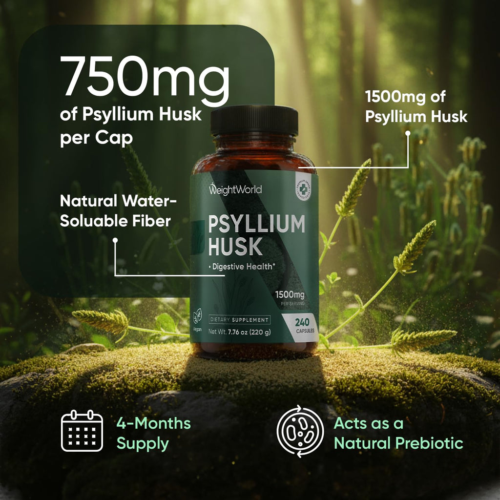 Psyllium Husk Capsules 1500mg N61108