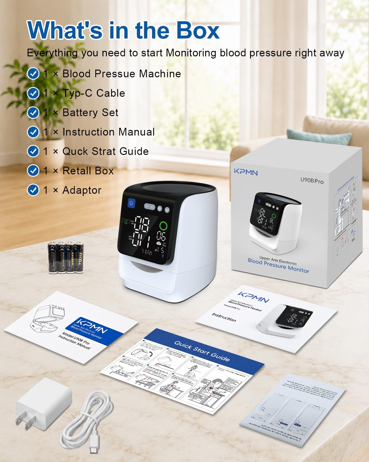 Upper Arm Blood Pressure Monitor 8.7-15.8" Cuff H62668