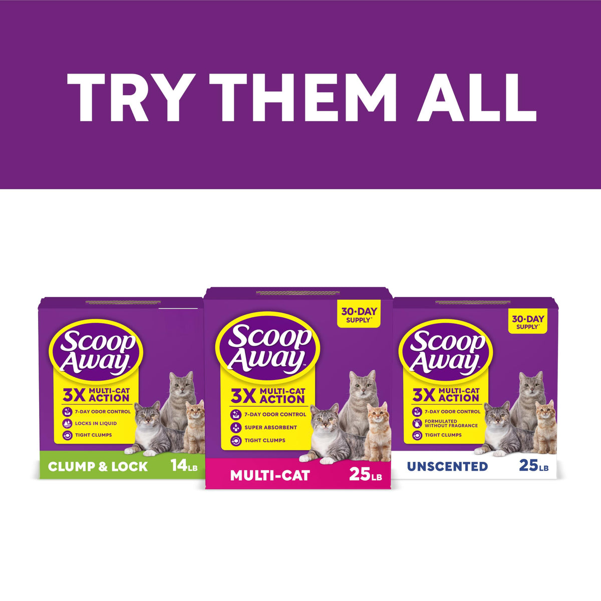 Multi Cat Clumping Cat Litter 18.5lb 2Pk X70060