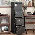 4 Drawer Metal File Cabinet with Lock U80495
