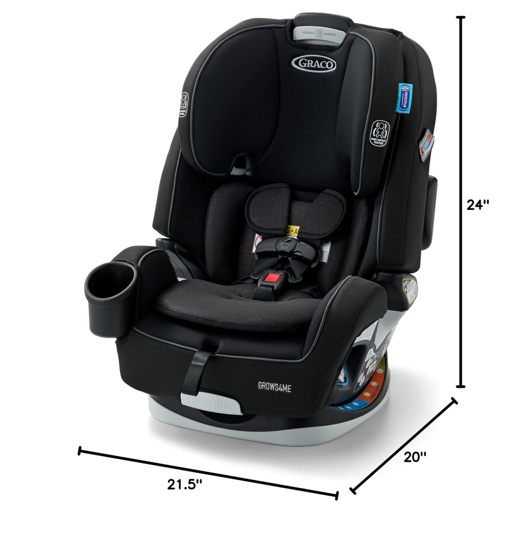 4-in-1 Convertible Car Seat, Rear Facing, Forward Facing, High Back Booster, Backless Booster Seat F3008