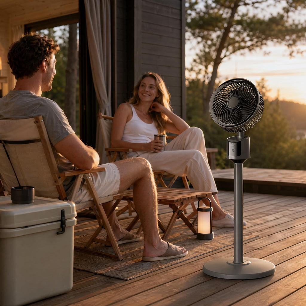 USB Powered Standing Floor Fan F865