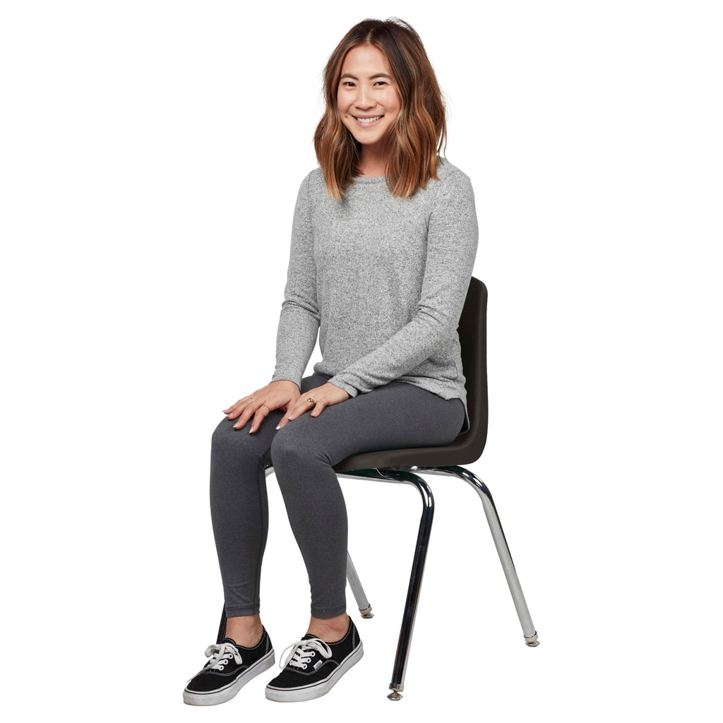 18" Black Stack Chair 5-Pack X68355