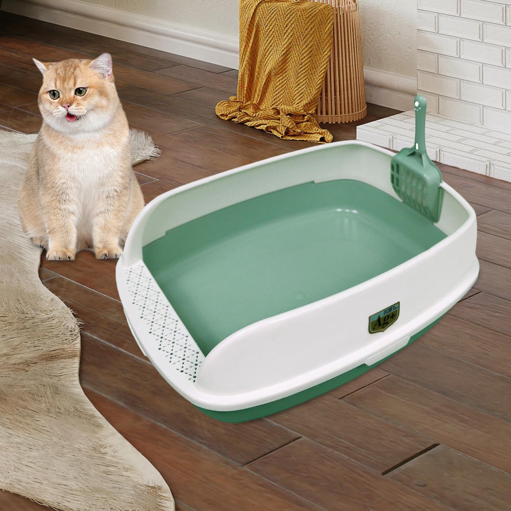 Green Sifting Cat Litter Box O15230