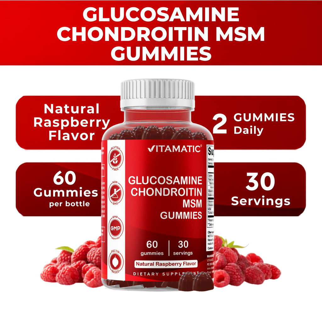Glucosamine Chondroitin with MSM & Vitamin E 60 Gummies Z396218