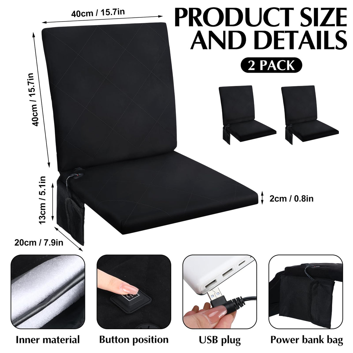 Heated Foldable Seat Cushion Q66933