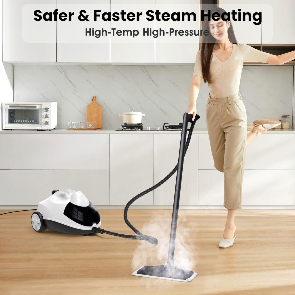 1.5L 6-in-1 Steam Cleaner with 8 Accessories O528760
