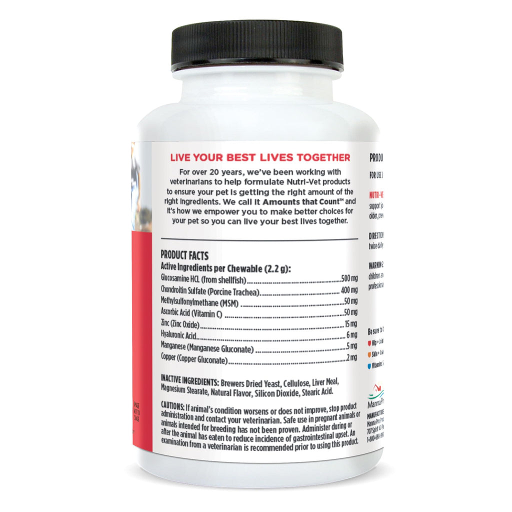Glucosamine Chondroitin Dog Supplement 150 Ct Z554