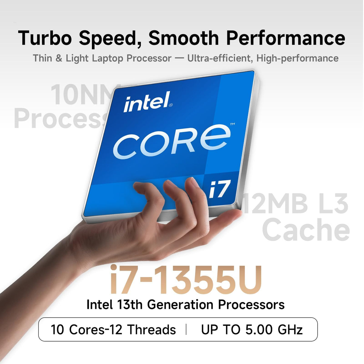 15.6" Touchscreen Laptop, 8GB DDR5 RAM, 512GB SSD, Intel i7-1355U F91183