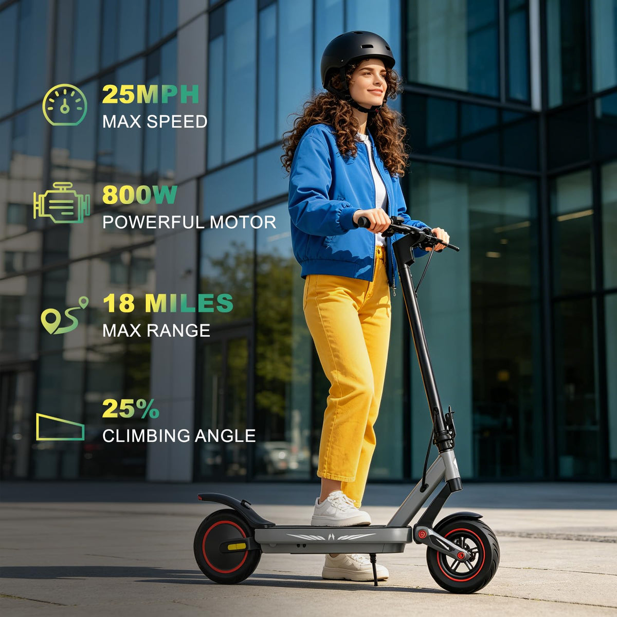 800W Electric Scooter with 10" Pneumatic Tires G795