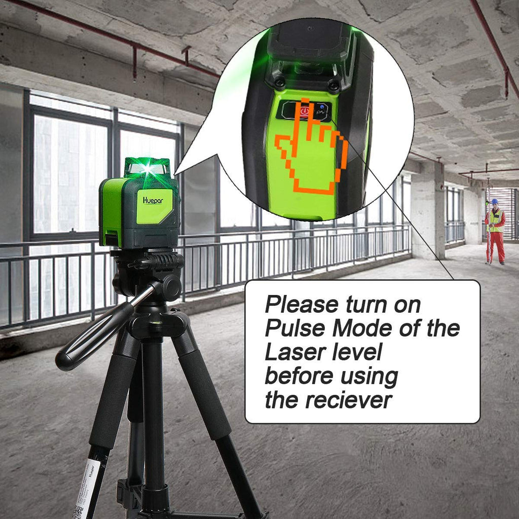 Laser Detector Green Red Beams 200Ft G667448