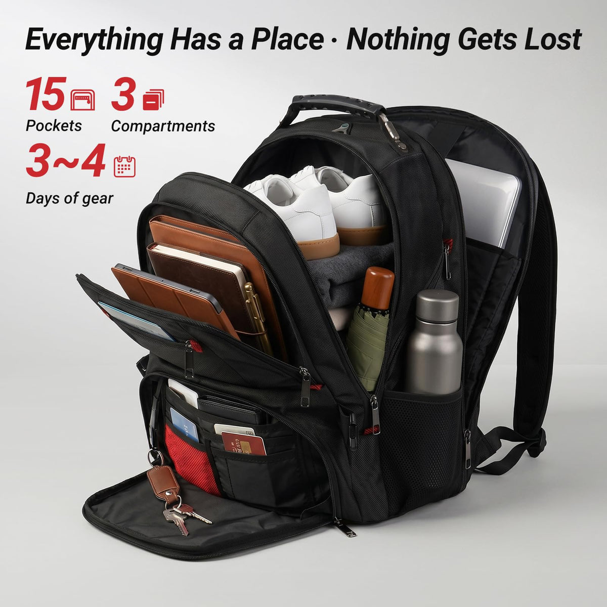 Large Heavy Duty Laptop Backpack S59383