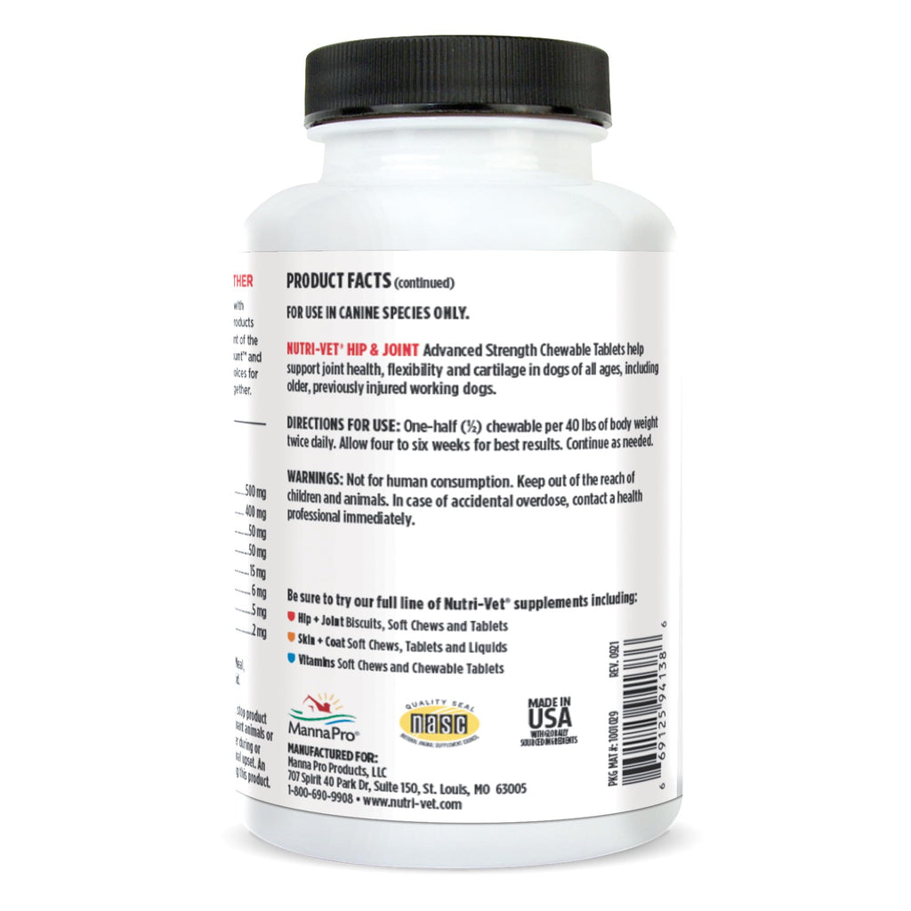 Glucosamine Chondroitin Dog Supplement 150 Ct Z554