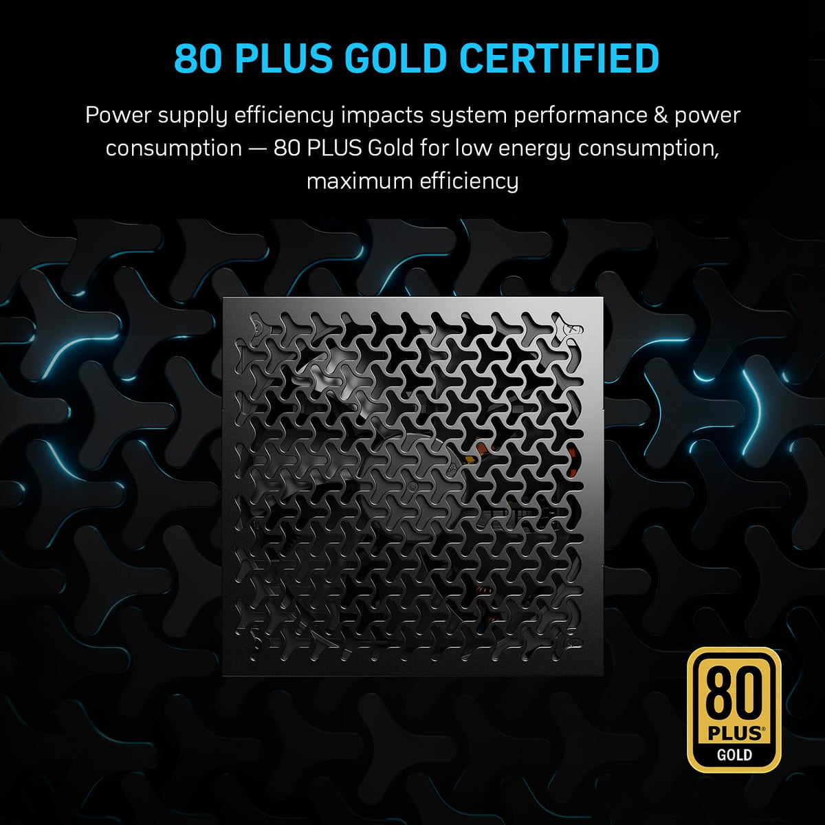 1000W Fully Modular 80+ Gold Certified ATX 3.1 Power Supply I10475