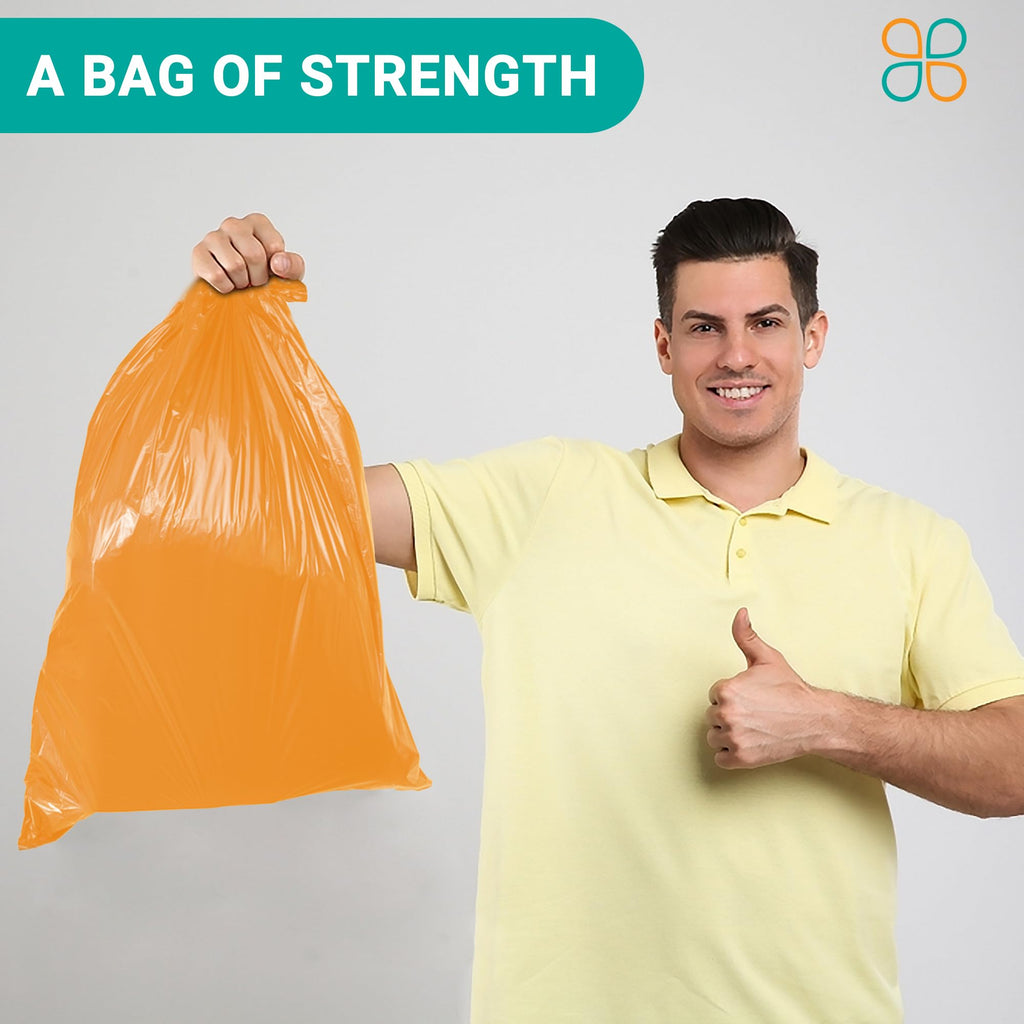 42-Gallon Heavy Duty Orange Contractor Bags 50-Count Y7970