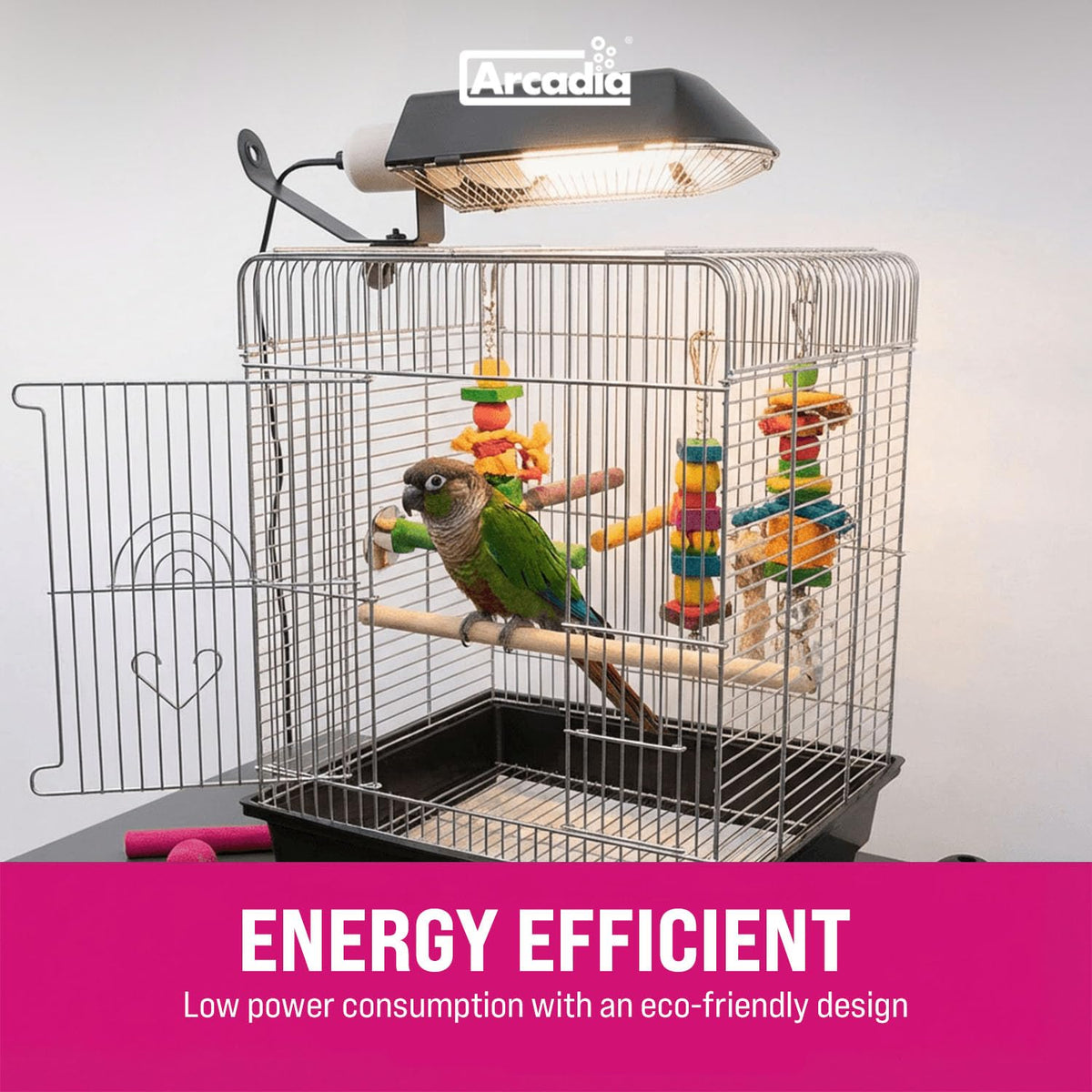 Compact Bird Lighting Kit 20 Watts 2.4% UVB Full Spectrum Light Fixture F1798