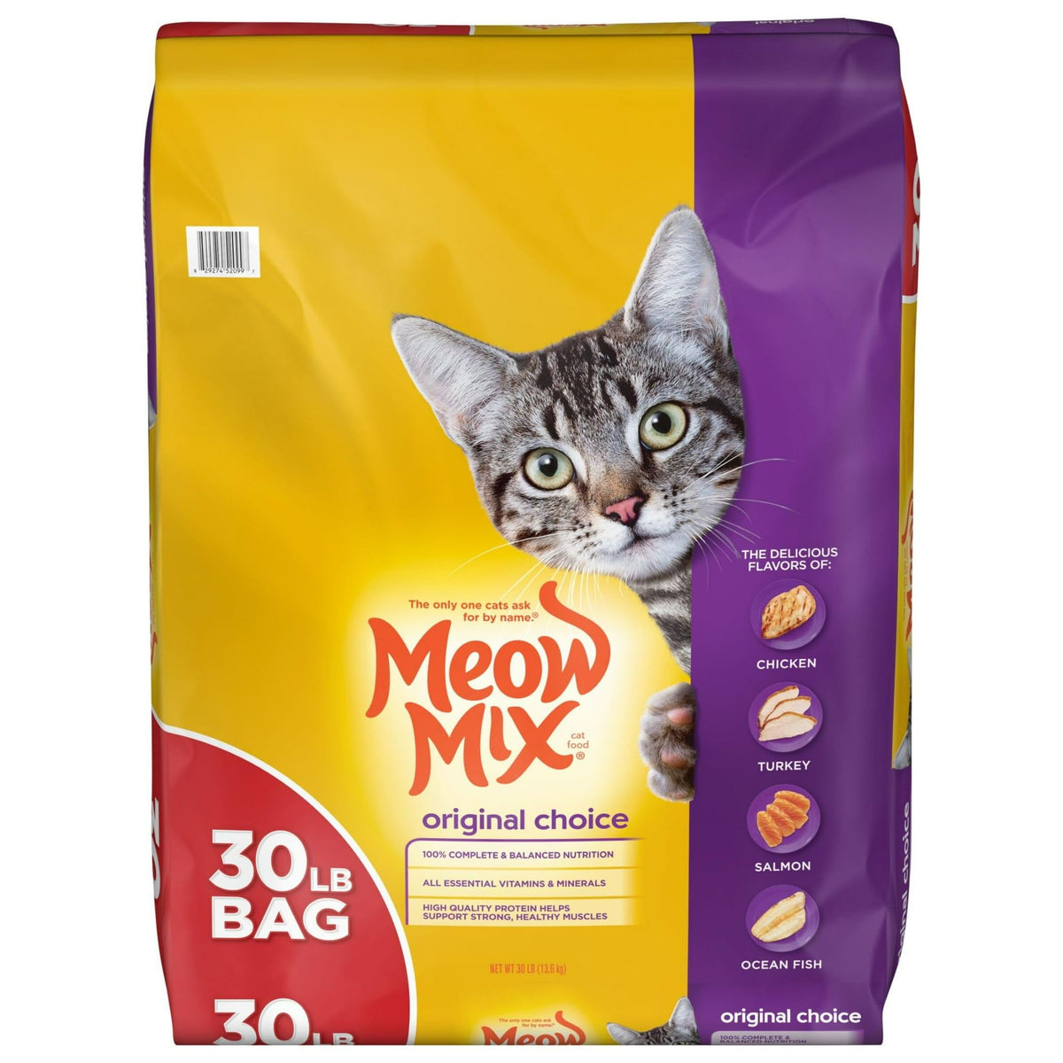 Dry Cat Food, 30 Pounds R90219