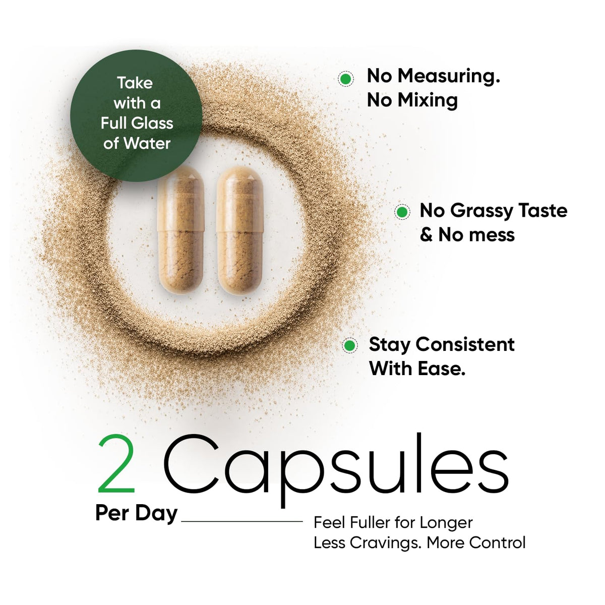 Psyllium Husk Capsules 1500mg N61108