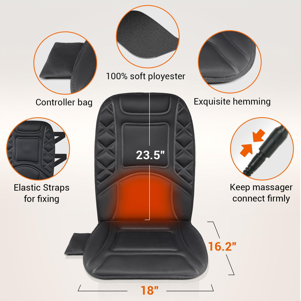 Back Massager with Heat C59054