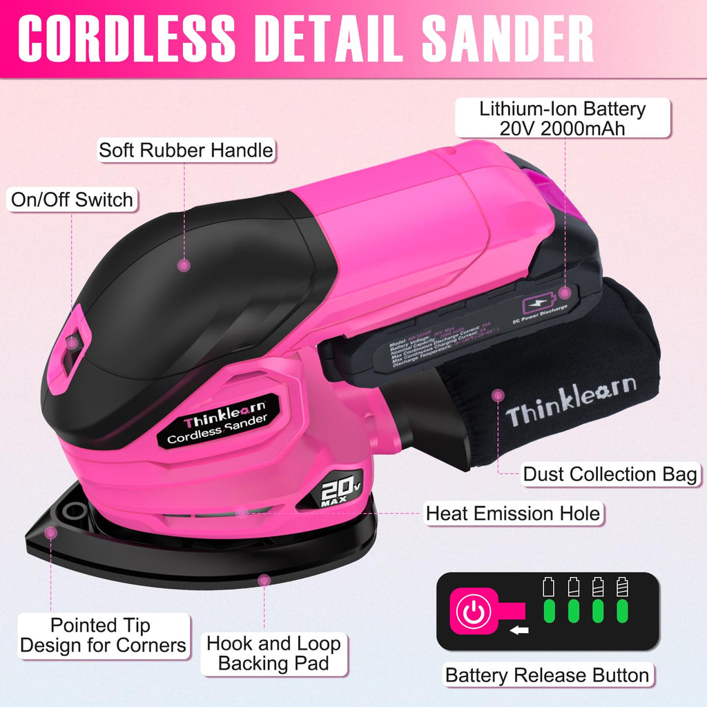 Cordless Detail Sander D555858