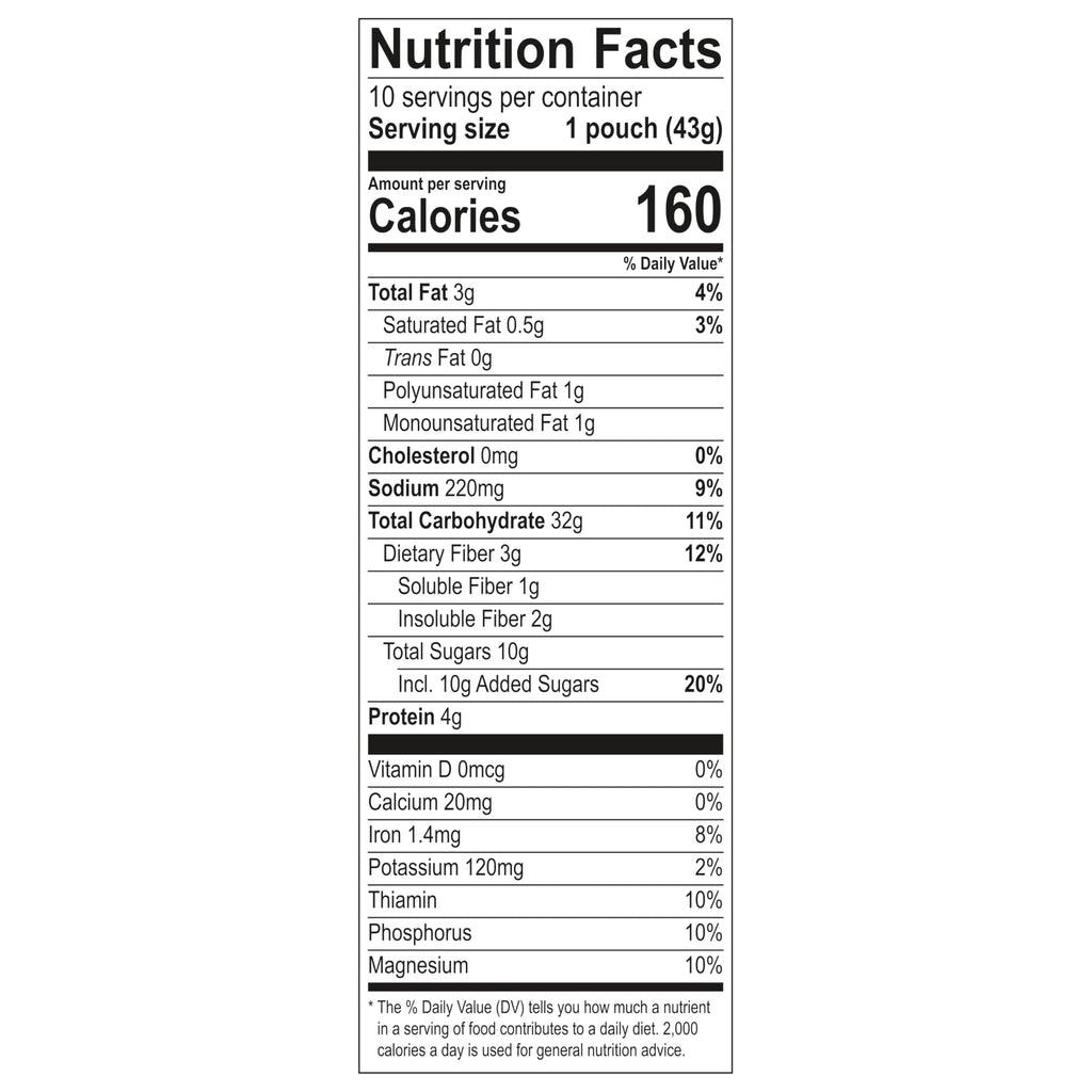 Steel Cut Maple & Brown Sugar Oatmeal 15.1 oz 6 Pack R712