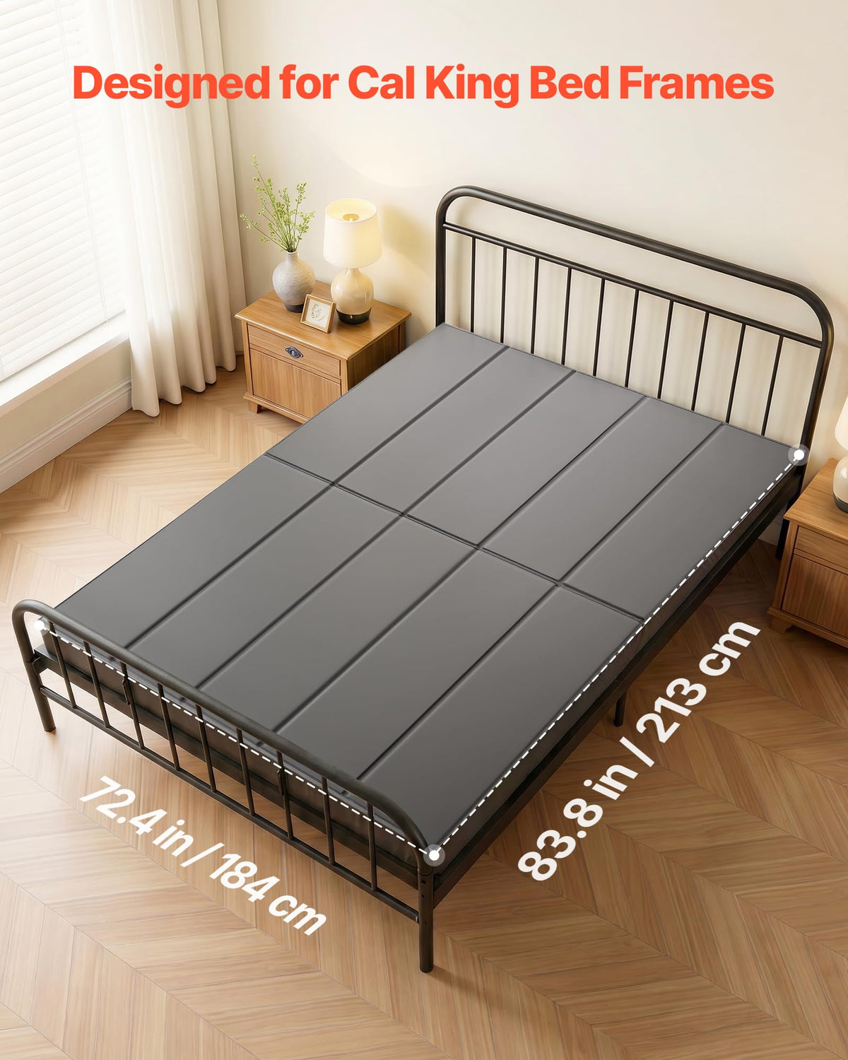 Cal King Size Foldable Bed Board L323193