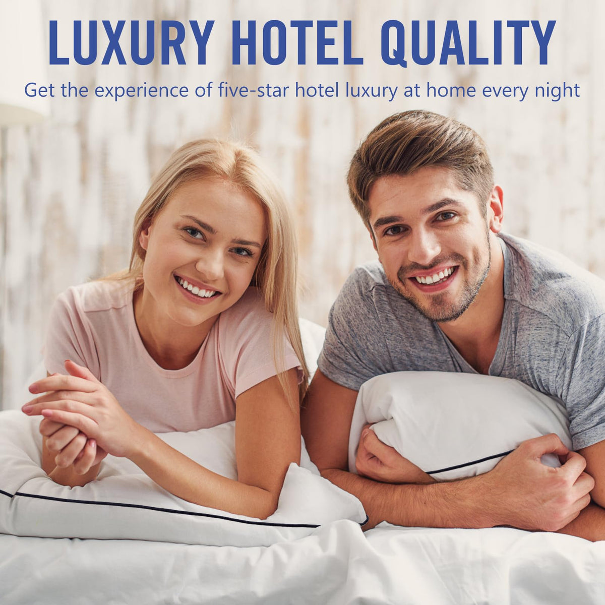 King Size Cooling Microfiber Bed Pillows Set of 2 M872580
