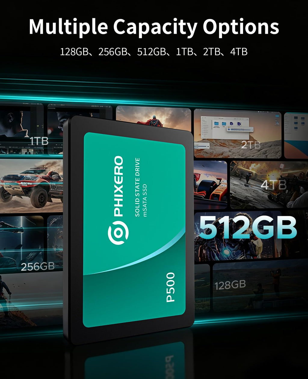 512GB 2.5 Inch SATA SSD Internal Solid State Drive E817812