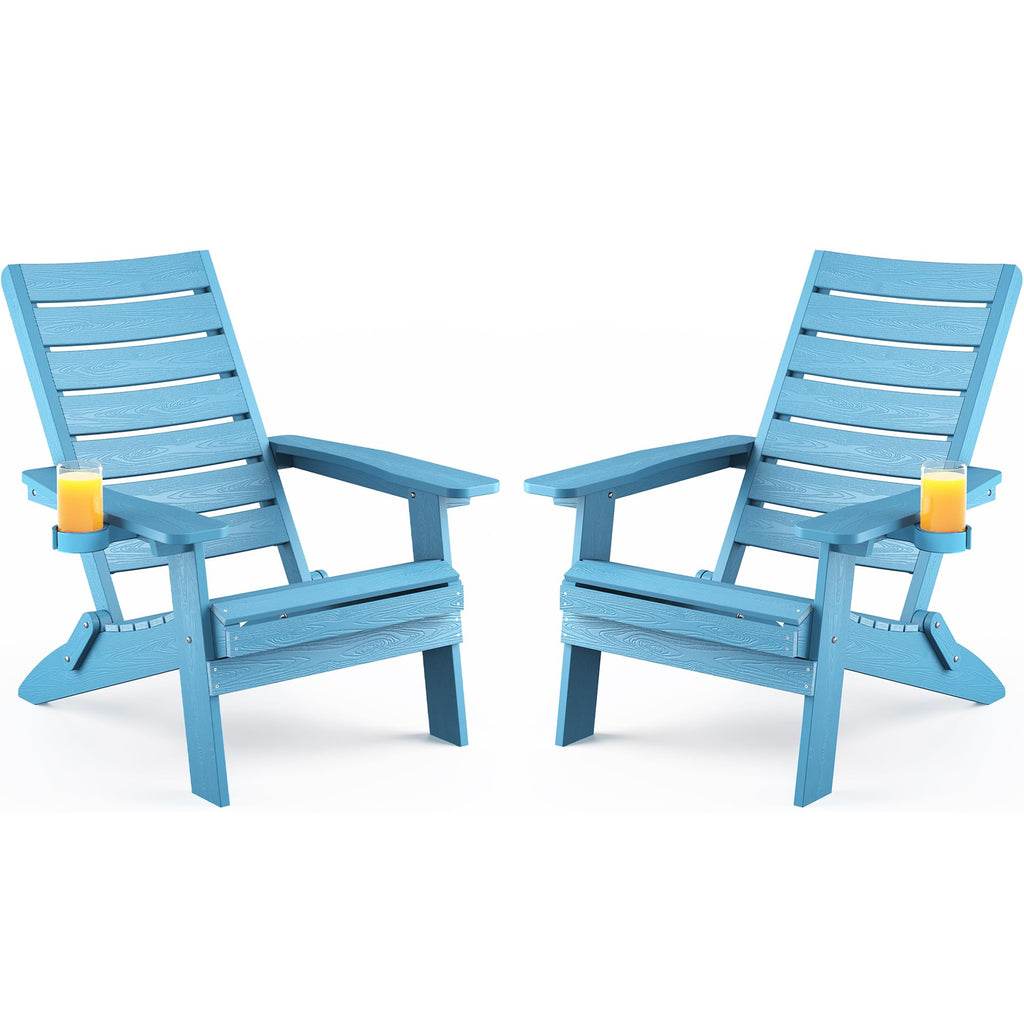 Blue Adirondack Chair Set of 2 M940