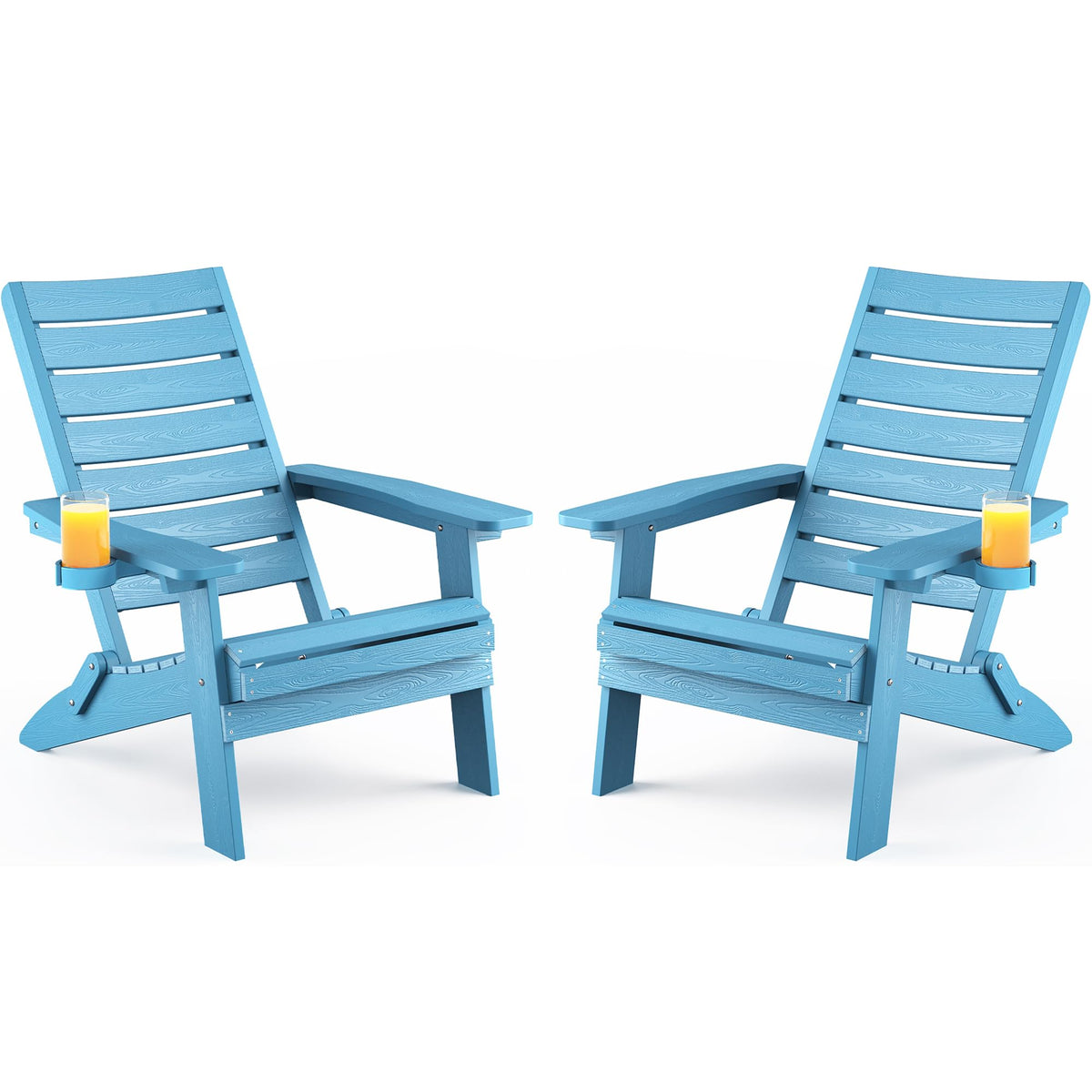 Blue Adirondack Chair Set of 2 M940