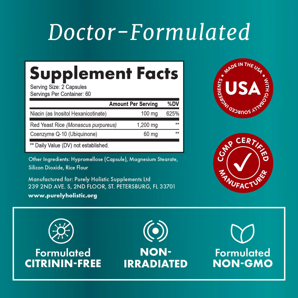 Red Yeast Rice with CoQ10 Supplement M1750