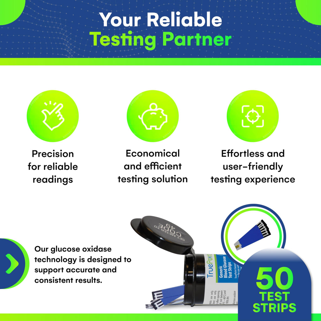 Blood Glucose Test Strips 50 Count W165083