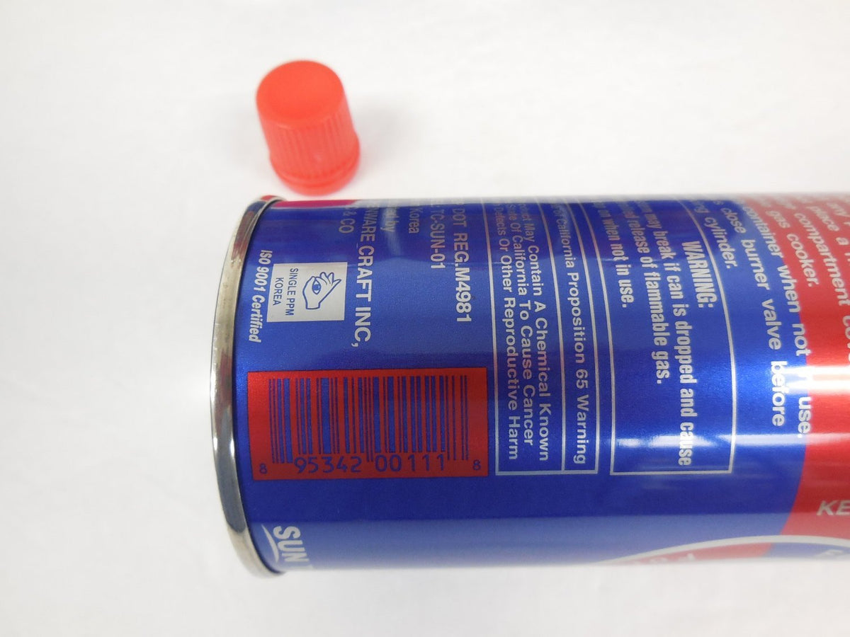 3 Pack 8oz Butane Fuel Can Cartridge V8380