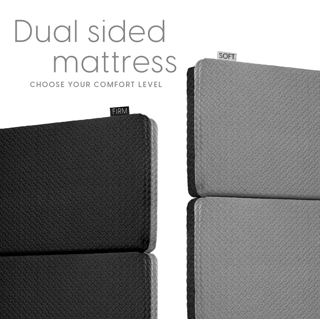 Memory Foam Tri Folding Mattress with Waterproof Washable Cover Q16100