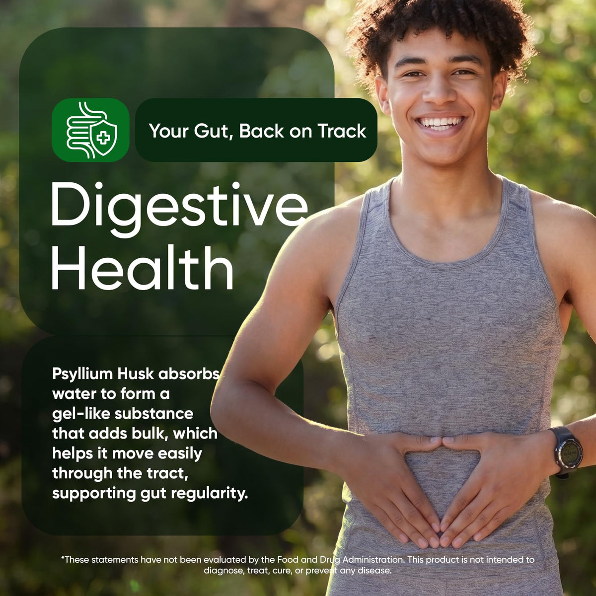 Psyllium Husk Capsules 1500mg N61108