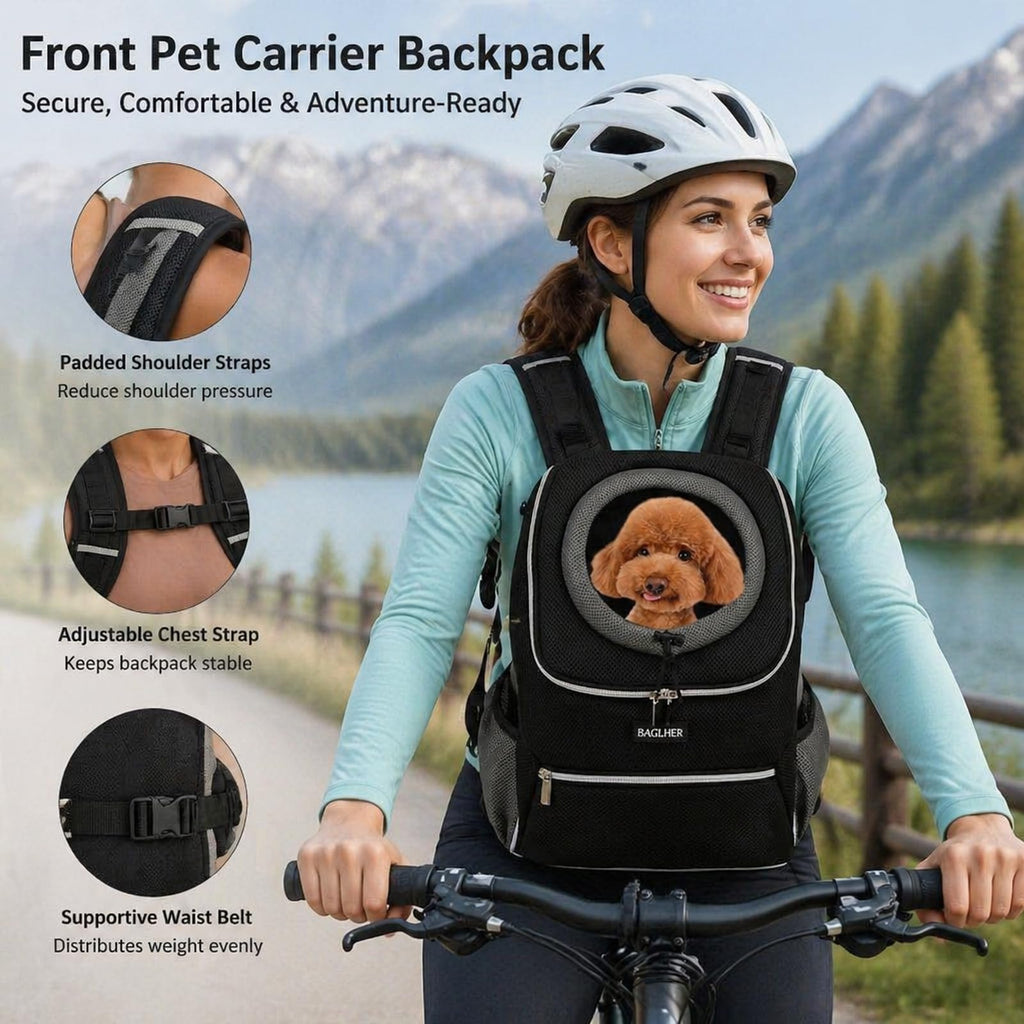 Black Dog Carrier Backpack V391