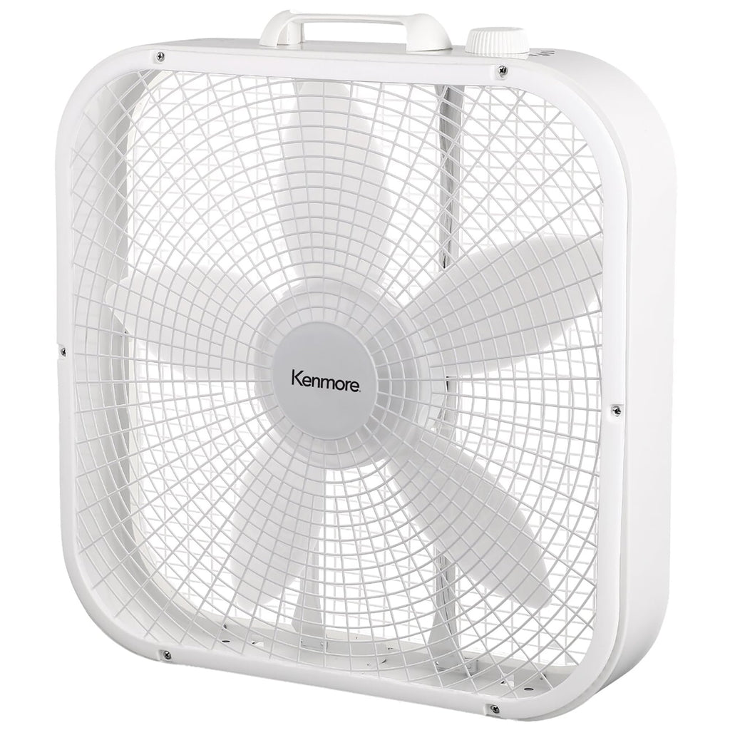 20" White 3 Speed Box Fan Q332148
