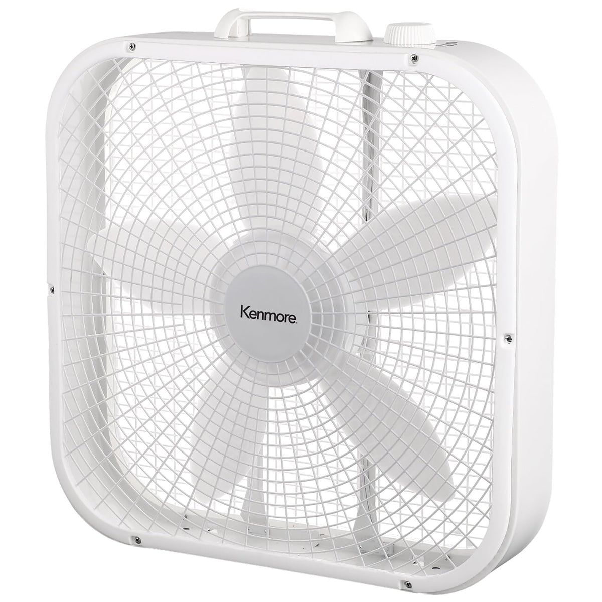 20" White 3 Speed Box Fan Q332148