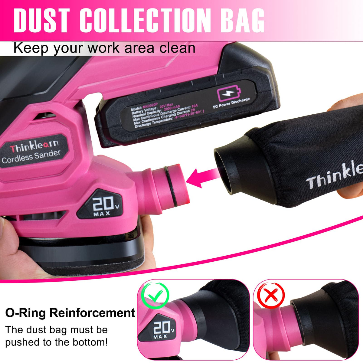 Cordless Detail Sander D555858