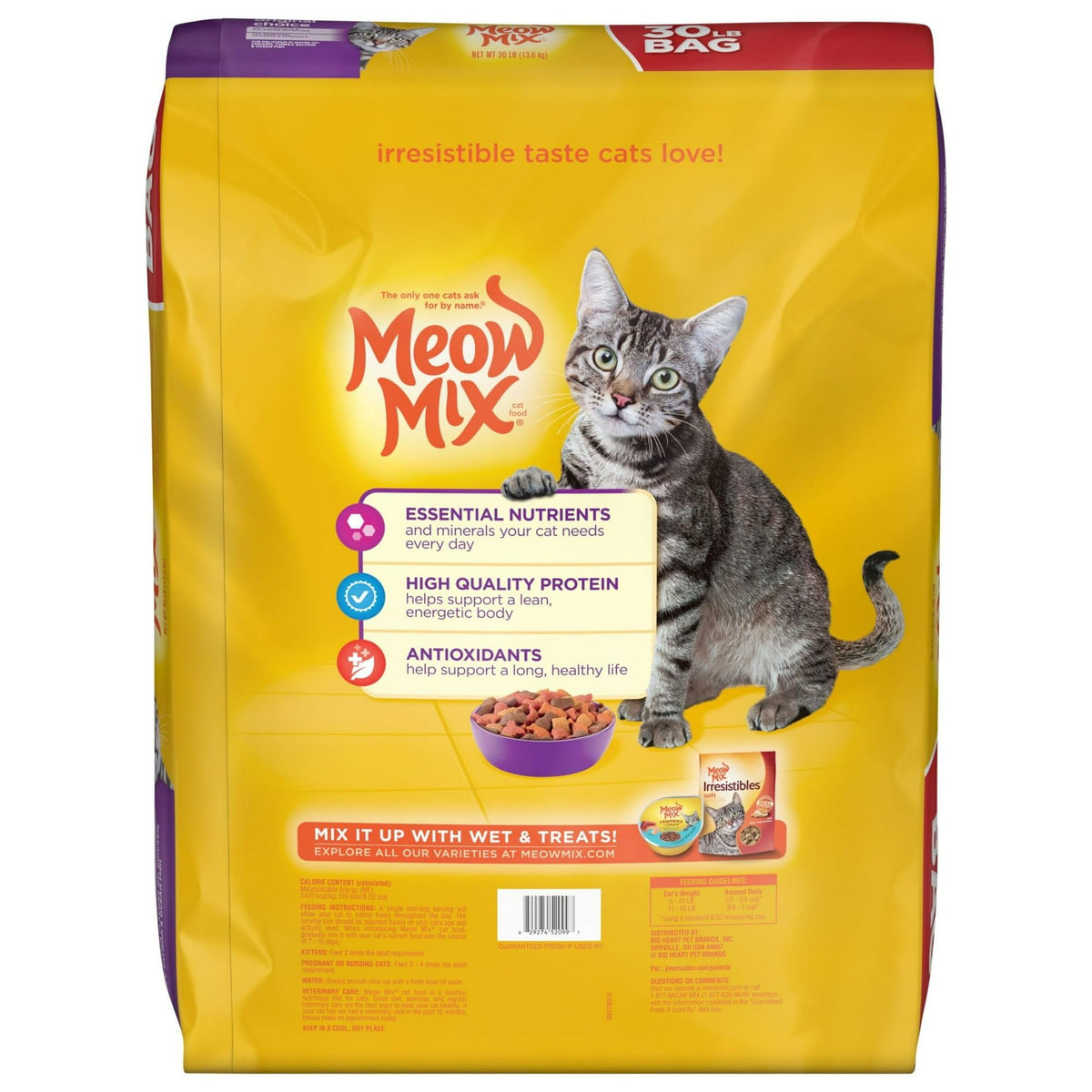 Dry Cat Food, 30 Pounds R90219