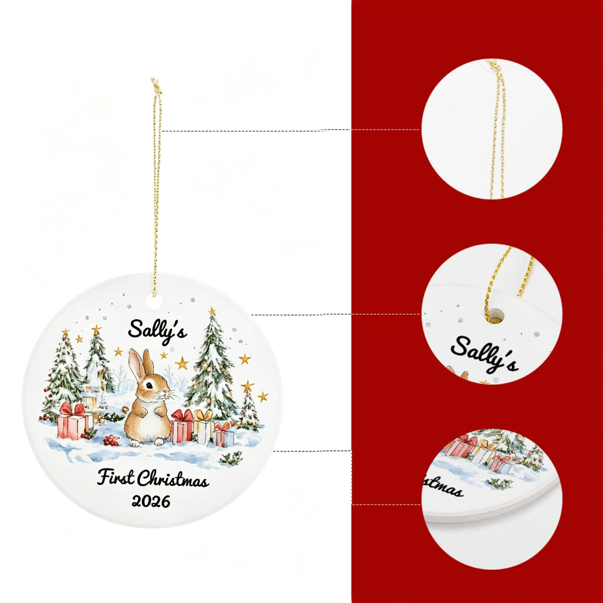Baby First Christmas Ornament 2026 W303348