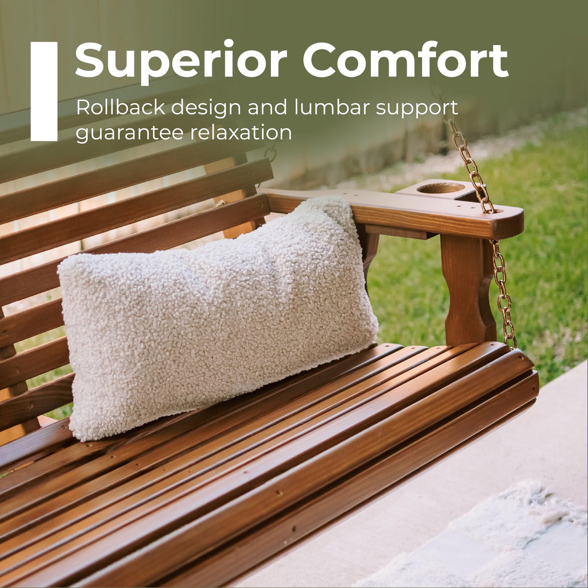 Heavy Duty 700 Lb Capacity Porch Swing A7960