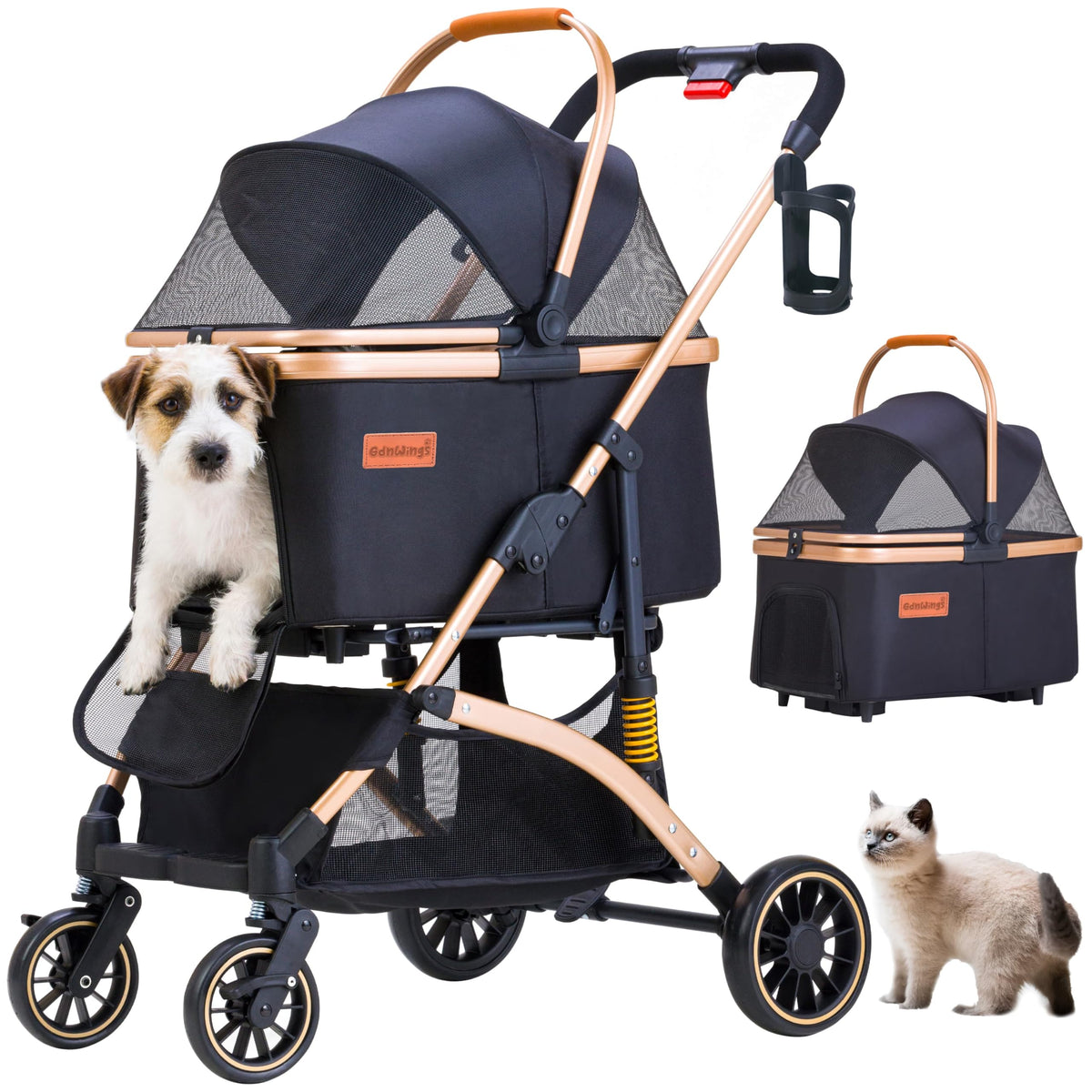 Pet Stroller for Small Dogs Cats U924228